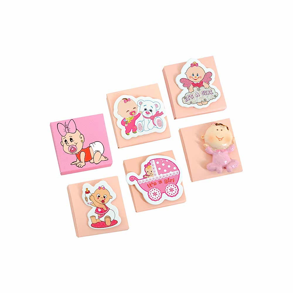 Dekorlu Madlen Pembe