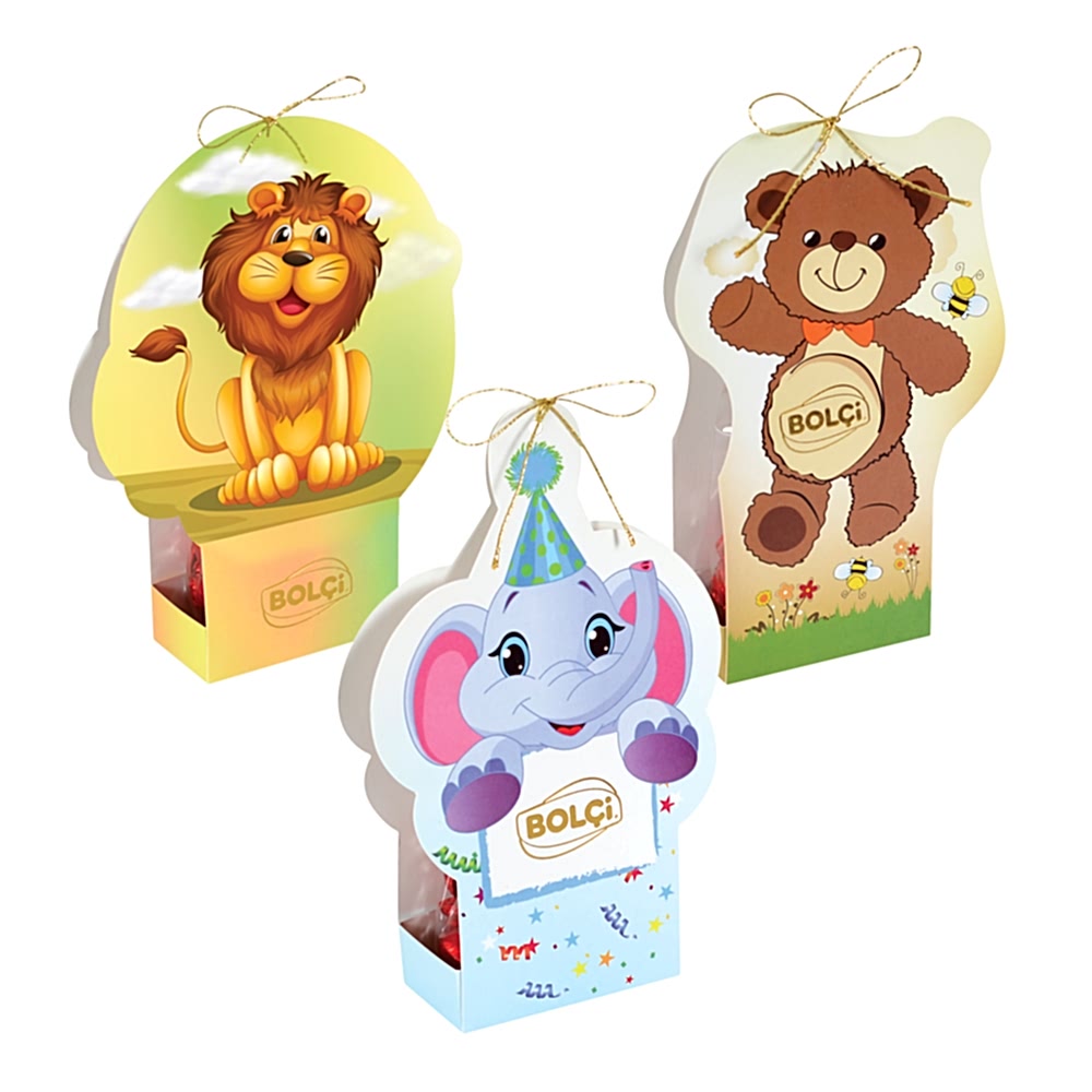 Figürlü Çikolata Sevimli Hayvanlar 100 gr